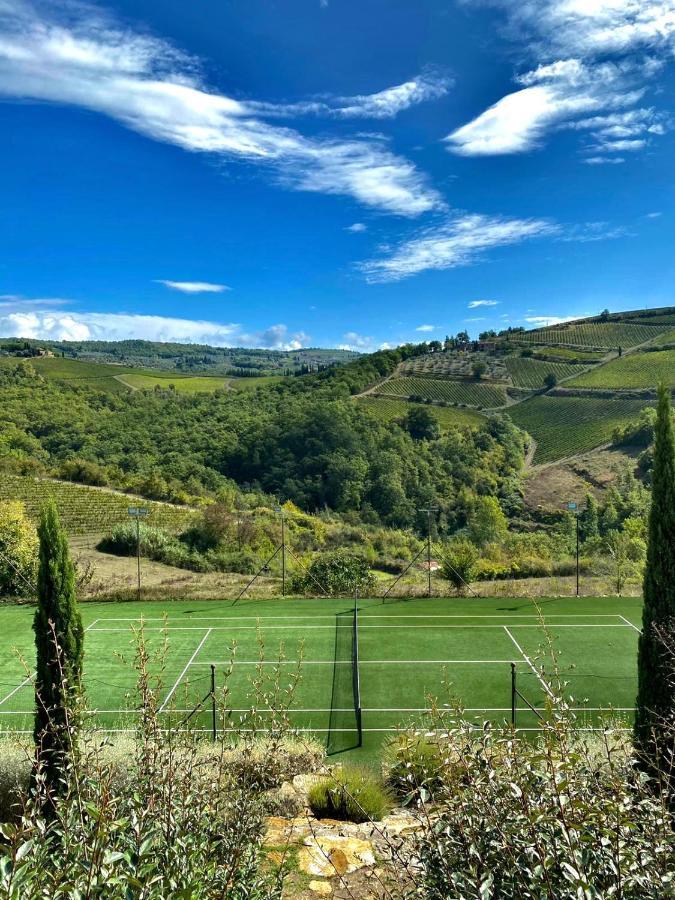 Villa Rignana Chianti Estate, Pool, Tennis,Cook Greve in Chianti Exteriér fotografie