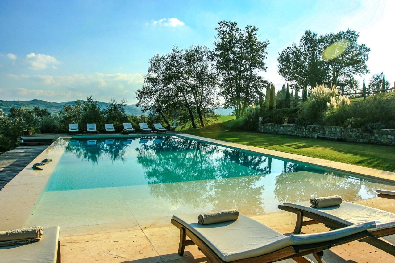 Villa Rignana Chianti Estate, Pool, Tennis,Cook Greve in Chianti Exteriér fotografie