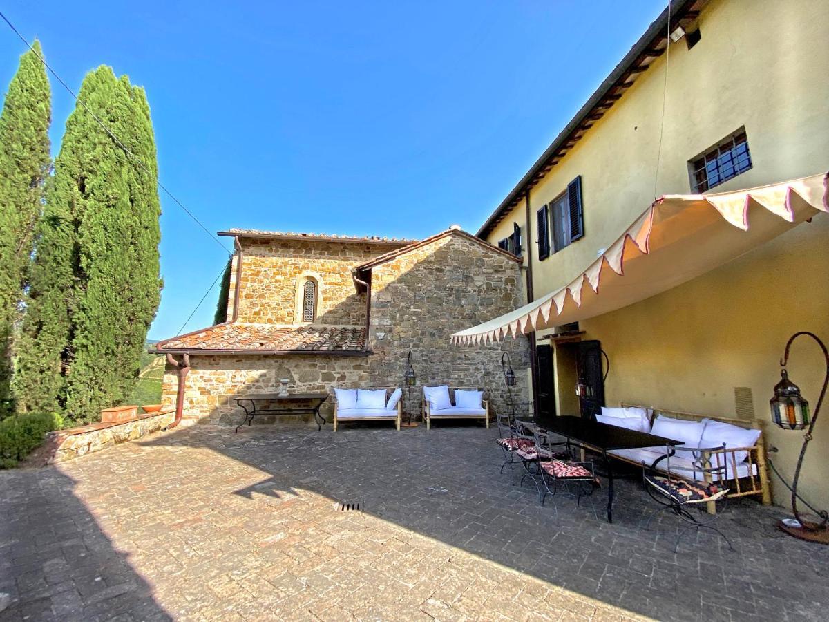 Villa Rignana Chianti Estate, Pool, Tennis,Cook Greve in Chianti Exteriér fotografie