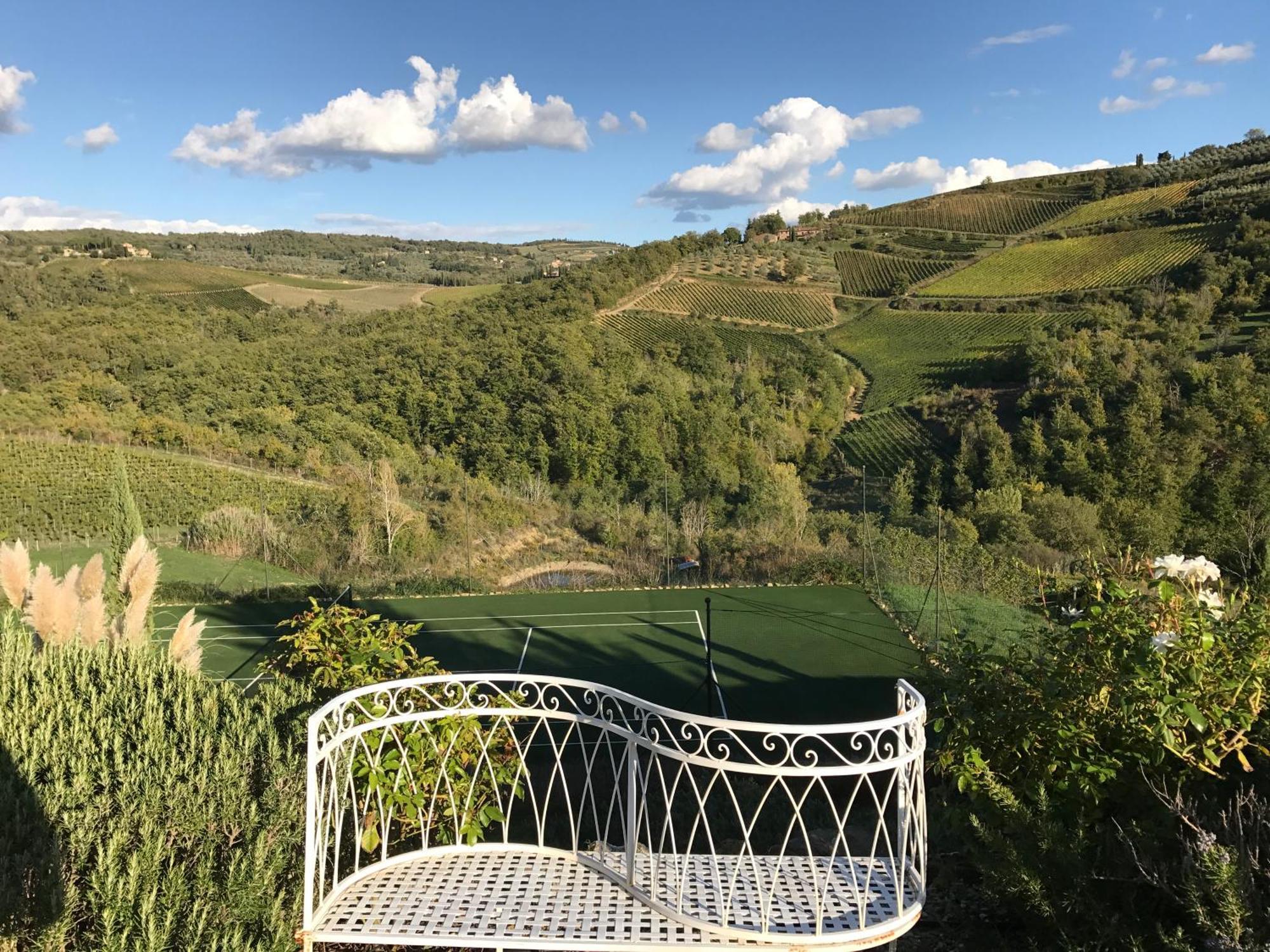 Villa Rignana Chianti Estate, Pool, Tennis,Cook Greve in Chianti Exteriér fotografie