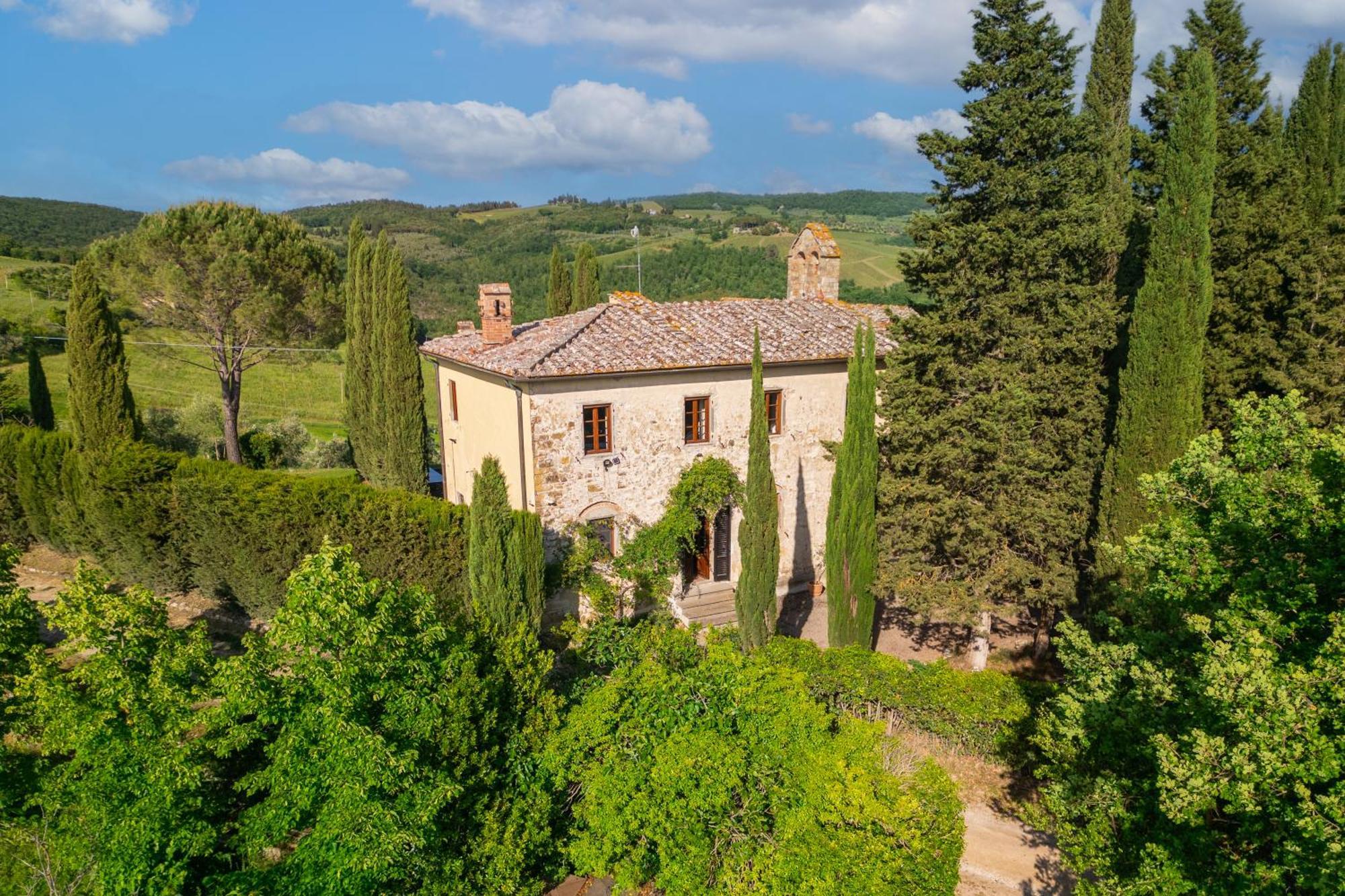 Villa Rignana Chianti Estate, Pool, Tennis,Cook Greve in Chianti Exteriér fotografie